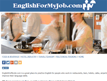 Tablet Screenshot of englishformyjob.com
